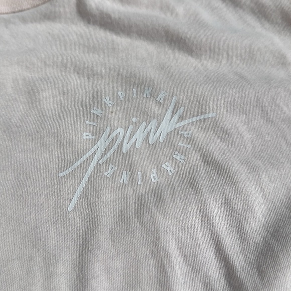 Pink by Victoria’s Secret short sleeve tee size med! Was worn. Ombre’s to pink - Picture 2 of 4